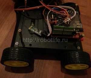 Три этажа шилдов из Arduino